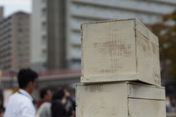 おしゃれな木箱