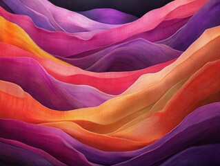 Colorful Abstract Wavy Texture