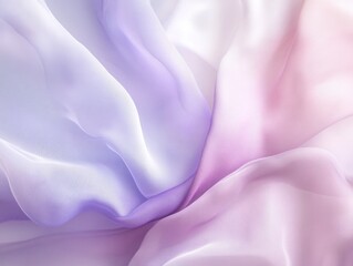 Delicate Lavender and Pink Silk Fabric