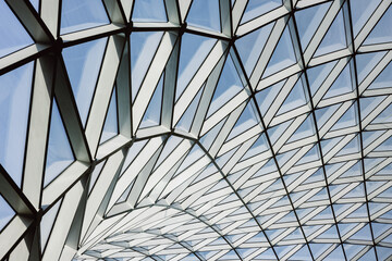 Modern Geometric Glass Roof Architecture