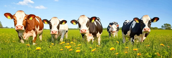 Cows in an field