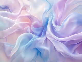 Elegant Soft Fabric Waves Abstract