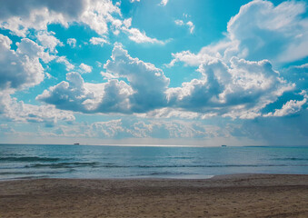Beach and Clouds