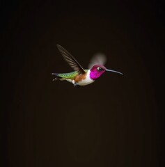 hummingbird in flight