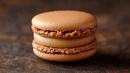 A french sweet delicacy, macaroons variety closeup