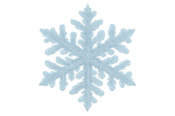 Snowflake crystal depicting winter cold, frozen ice, christmas season, and chilly weather symbol with transparent background