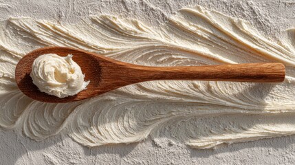 Culinary preparation creamy butter spread kitchen food photography bright atmosphere close-up view cooking concept