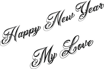 calligraphic design elements