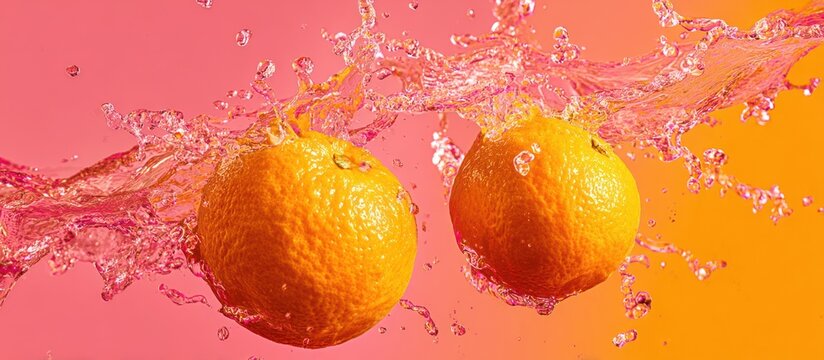Orange splash
