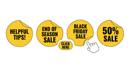 Black friday sales end of season sale and helpful tips fifty percent off editable