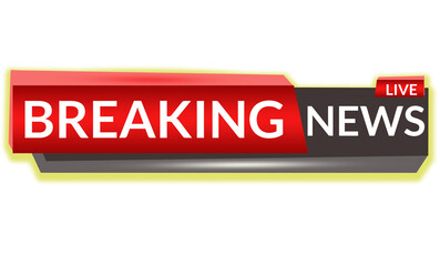 Live Breaking News Bulletin Lower Third with Bold Fonts, Professional TV Breaking News Live Coverage Design