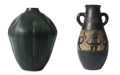 Ancient pottery exhibit close-up on decorative objects and their historical significance