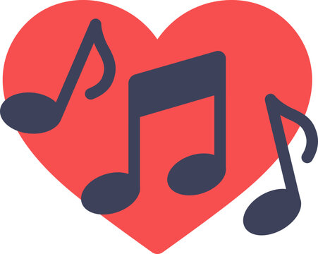 Wedding Music Flat Icon
