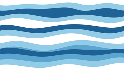 Abstract Blue and White Wavy Stripes Background for Modern Designs
