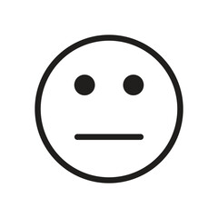 Fototapeta premium Emoticon icon logo vector design