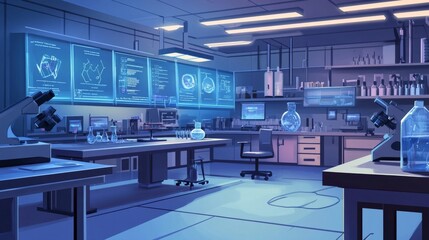 Scientific and medical research laboratories