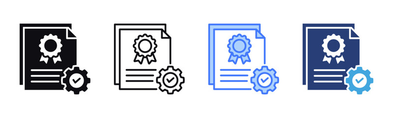 Standard Work icon sheet multiple style collection