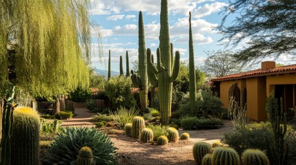 towering cactus plants