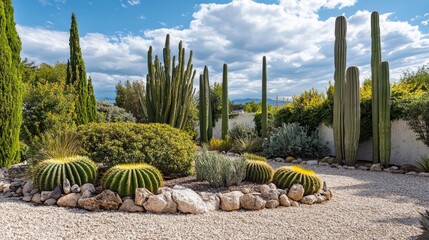 towering cactus plants