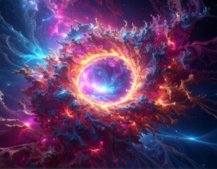 Vibrant cosmic ring