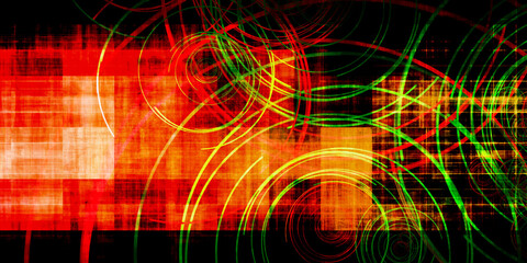Creative Technology Waves Pattern For Digital Presentation