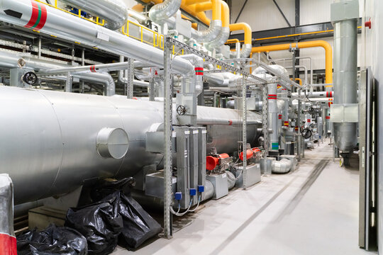 Advanced Combined Heat And Power Plant Piping System 