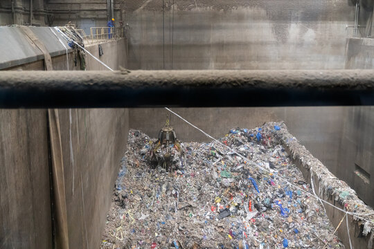 Waste Processing in Operation At Power Plant