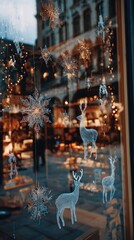 Festive Christmas Window Display