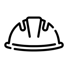 helmet line icon