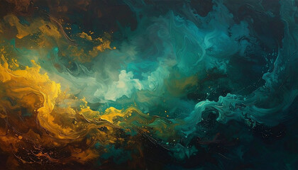 A vibrant blend of colors creating an abstract background with soft gradients and light effects evoking calmness and creativity
2