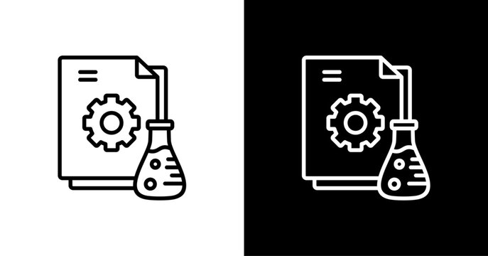 Batch Testing  White Icon Set Design