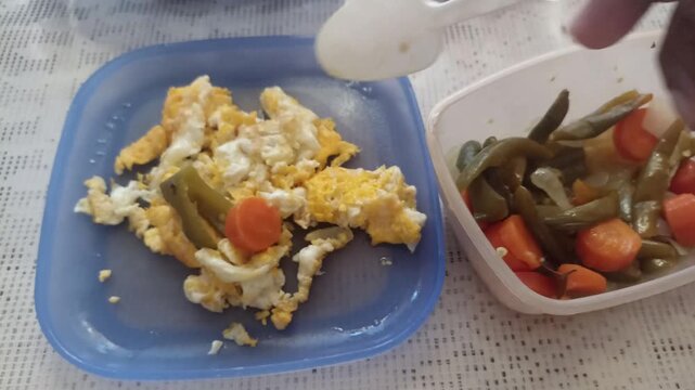 snacks and food served in the kitchen of a home in southern Mexico