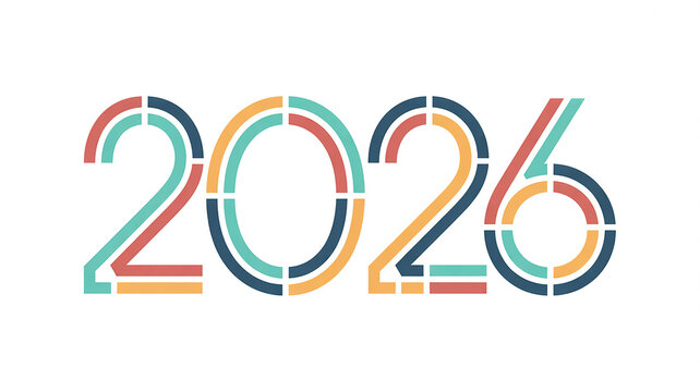 Retro Typography Design for the Year 2026