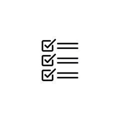 A Neatly Organized Checklist Indicating Progress with Three Ticked Boxes and Corresponding Line Items Promoting Efficiency and Clarity in Task Management with a Clean Presentation