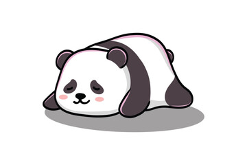 Cute Sleeping Bear Vector Illustration | Adorable Cartoon Animal