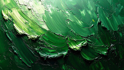 Painted textured green watercolor background
4