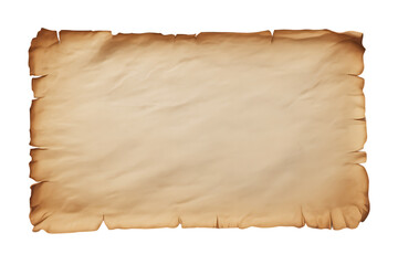 Fototapeta premium Burnt paper with torn yellow edges. Yellow ripped paper torn edges strips isolated