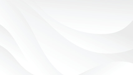 abstract white background with color gradient and decorative swirl lines