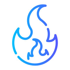 fire gradient icon