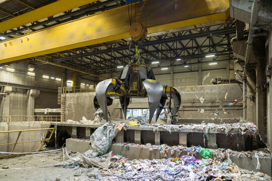 Machinery Processing Waste on Site