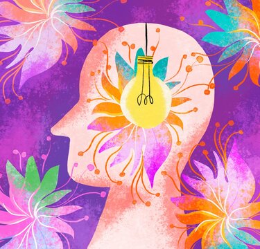 The Concept of  of human thinking, the birth of an idea