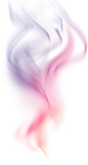 Fototapeta premium pink smoke on white background