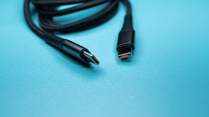 Modern USB Type-C Cable for Data Transfer and Fast Charging Needs.