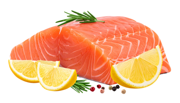 A single blue flax flower with visible petals, green leaves, and unopened buds on a white background cutout