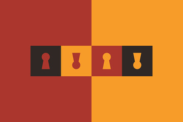 Password from keyholes