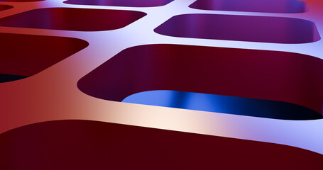 3d abstract color mesh wallpaper