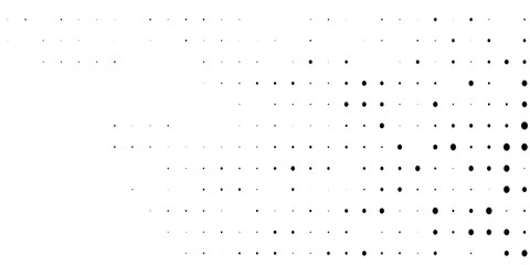 grunge halftone white and black dots pattern and black gradient grunge texture background.eps10