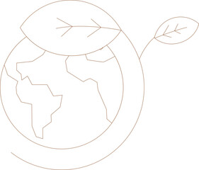 Cute Ecology Line Element