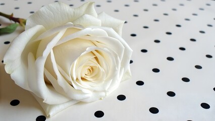 white rose close up