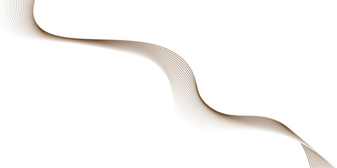 Abstract brown wave pattern with thin lines on a white background ,Abstract smooth curve style line design brown wave curve line ,abstract gradient and brown wave curve lines,